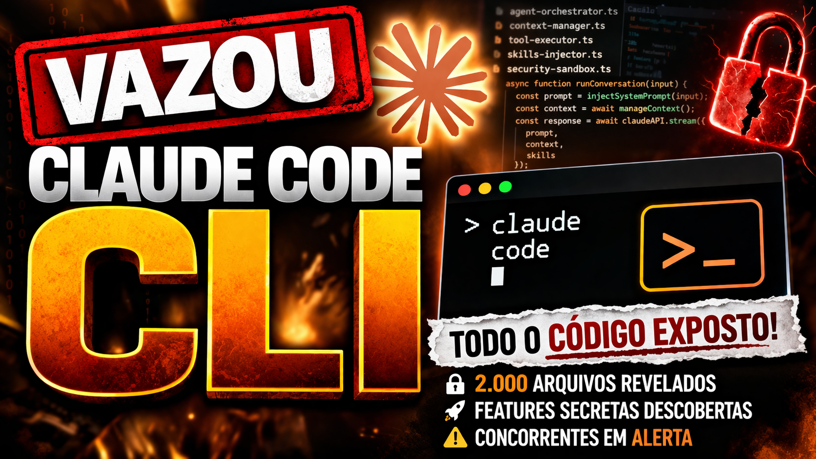 VAZOU - Claude Code CLI - Todo o Código Exposto